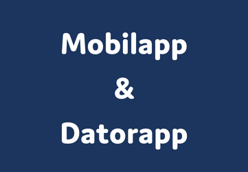 Mobilapp & Datorapp ingår