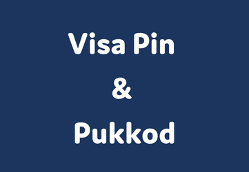 Visa Pin & Puk