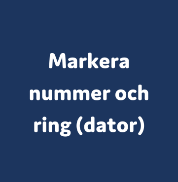 Markera nummer och ring (dator)