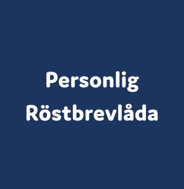 Personlig röstbrevlåda