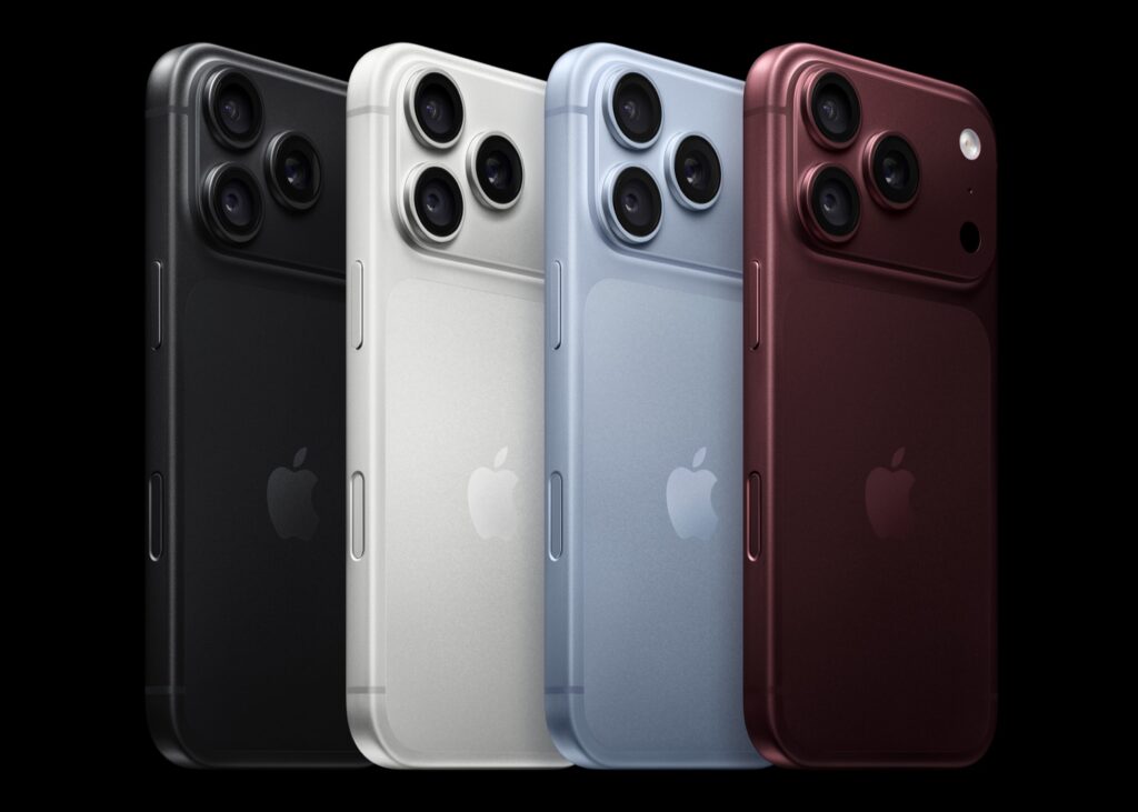 iPhone 18 Pro i fyra olika färger