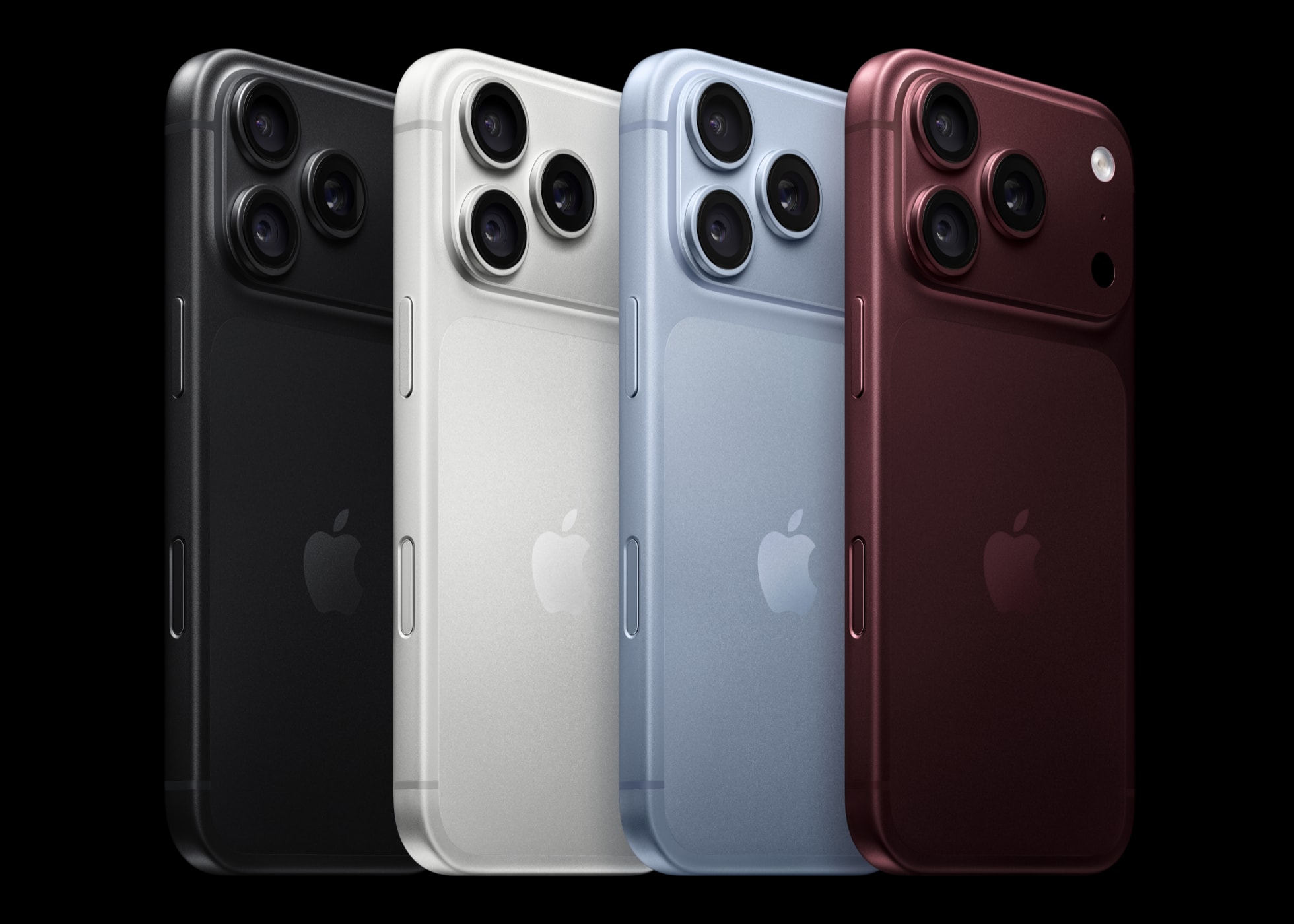 iPhone 18 Pro i fyra olika färger