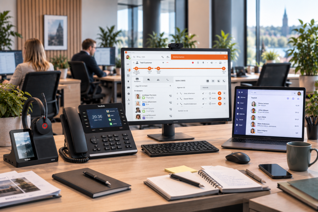 Telefoner och utrustning för företag