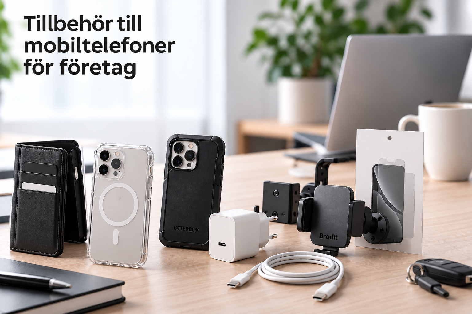 Tillbehör till mobiltelefoner för företag