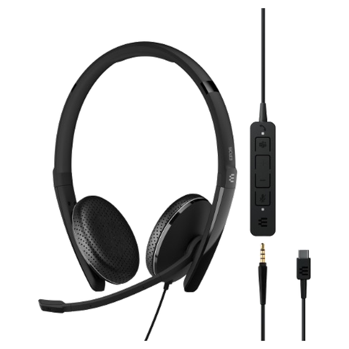 ePOS ADAPT 165T USB-C II - Stereo Teams – headset för professionella företagssamtal och hybridarbete