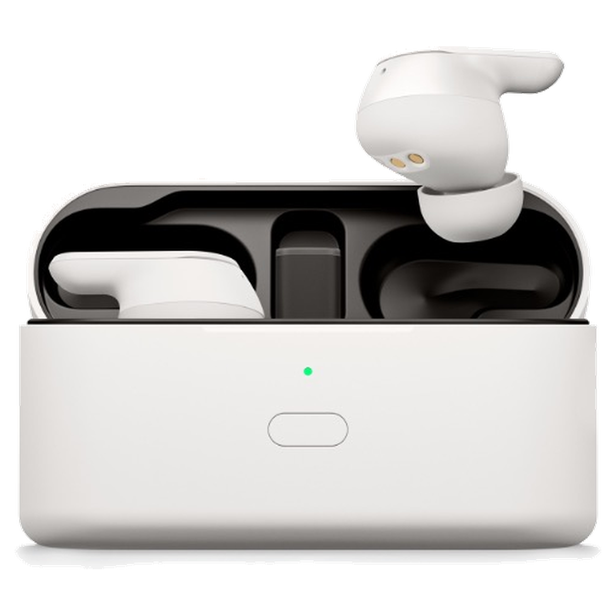 Epos ADAPT E1 Nordic White – headset för smidiga samtal och hybridarbete med mobil och dator