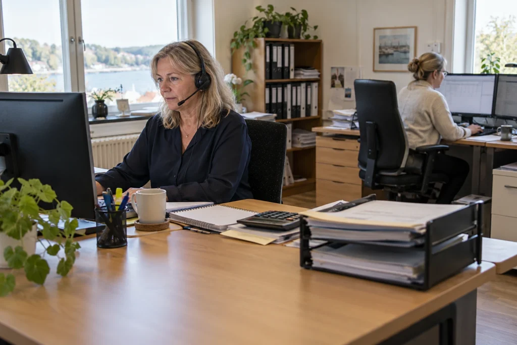 Mobilväxel för redovisning och juridik