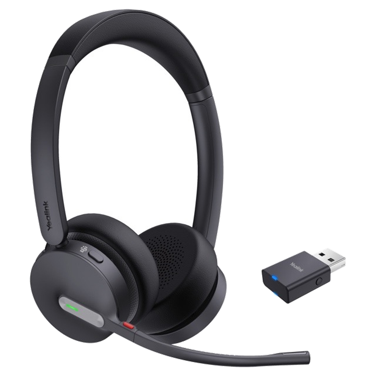 Yealink WH64 Hybrid Dual Teams – headset för professionella företagssamtal och hybridarbete